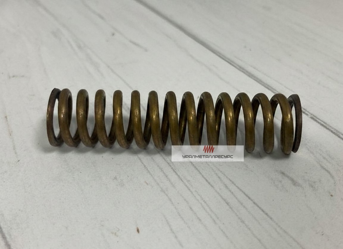 Пружина сжатия 1,8*12*50 Сталь Бронза